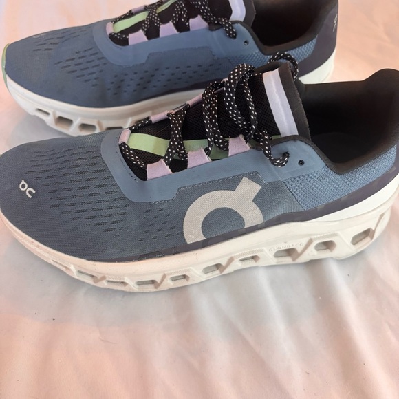 On Running Shoes - On Running Blue and White Athletic Sneakers